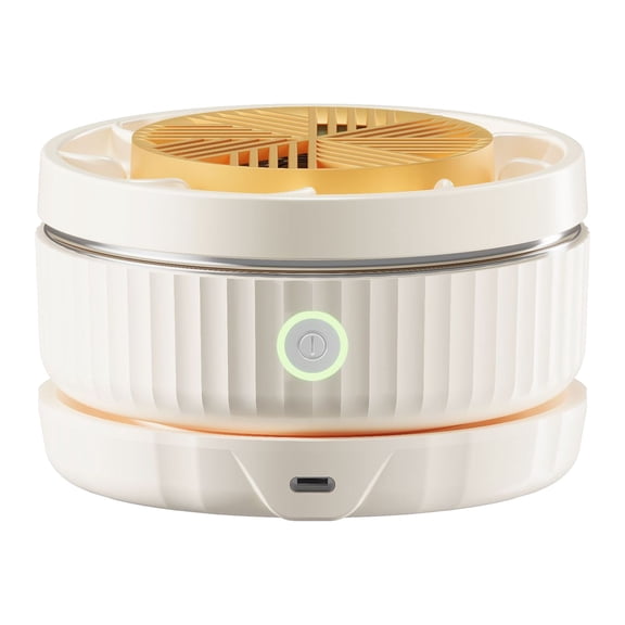 USB Wireless Fruit and Vegetable Purifier Washing Machine, Rotatable Produce Cleaner for Salad, Lettuce, Berry, Potato, Mushroom, Portable Kitchen Device