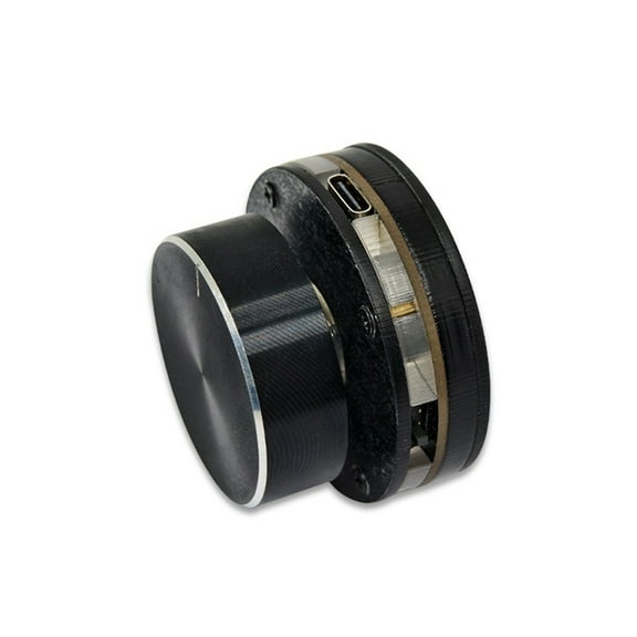 USB Wireless Volume Control Knob External Media Adjustment Controller with RGB Light for Android System PC Multimedia