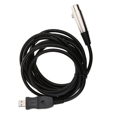 USB XLR Female To Usb Jacks Microphone USB MIC Link Cable New