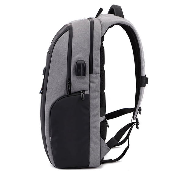 USB charging computer backpack,Grey