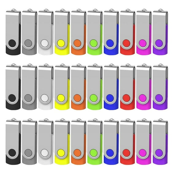 USB flash drive 1GB 50 pack, USB2.0 PenDrive Gig Stick Memory Stick PenDrive (1GB * 5PACK, mixed colors)