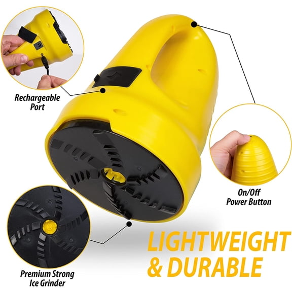 USB-powered Electric Snow Remover Windshield Ice Scraper Tool