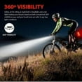 thumbnail image 1 of USB rechargeable bicycle headlights, LED bicycle headlights, front and rear bicycle lights, 1 of 6