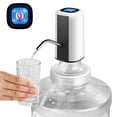 thumbnail image 1 of USB rechargeable countertop water pump, universal 5-gallon bottle dispenser for home, office, or camping, 1 of 6