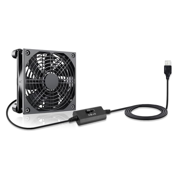 USB speed cooling fan, DC5V, 4cm x 8cm x 12cm x 14cm, suitable for computer case, cabinet, router and other fans.,12cm-55CFM