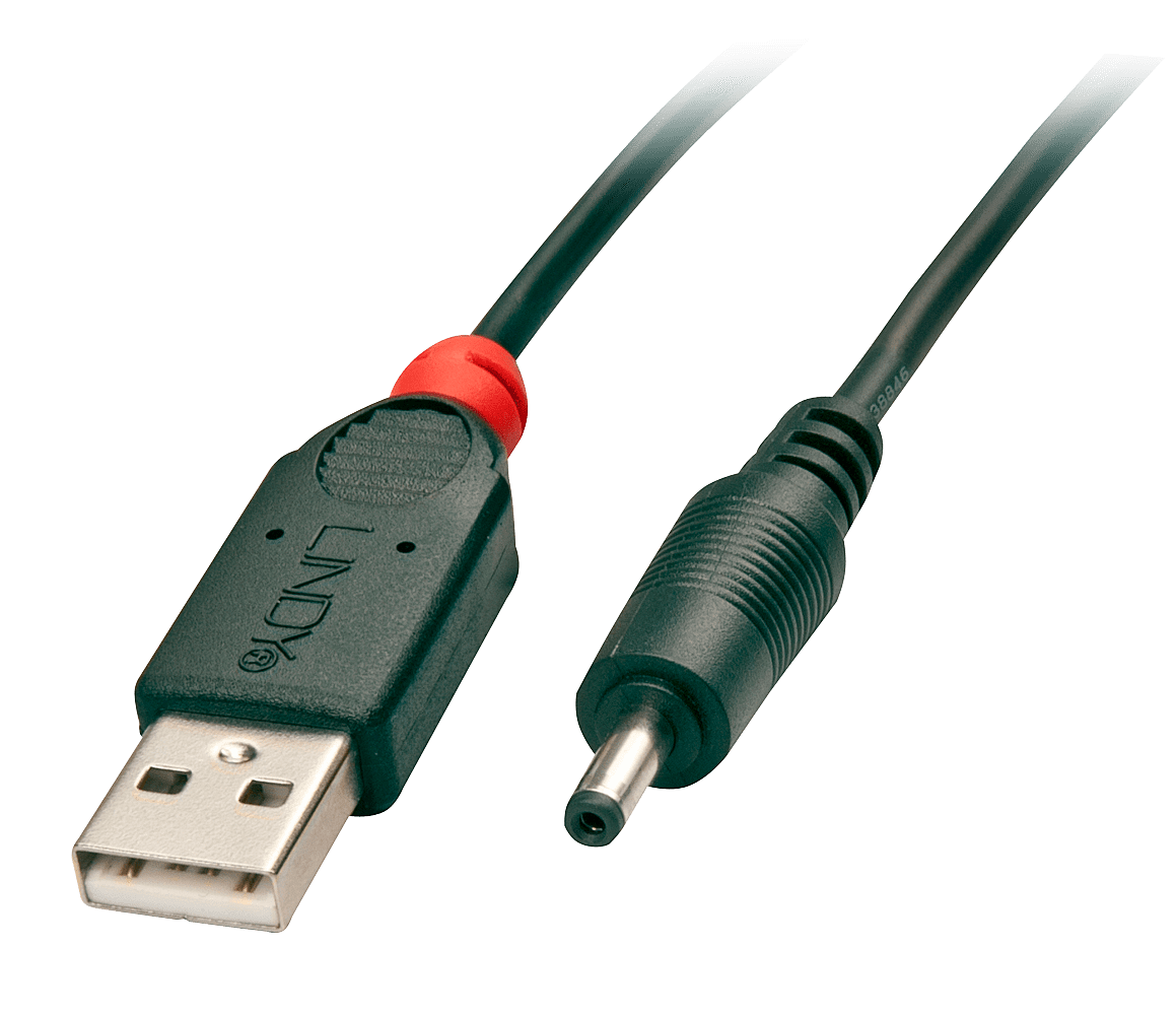 USB to 1.35mm Inner / 3.5mm Outer DC Cable, 1.5m - Walmart.com