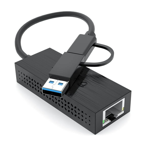 USB to 2.5 Gigabit Ethernet Adapter, USB 3.2 to LAN USB Adapter for Windows/Mac OS/iPadOS