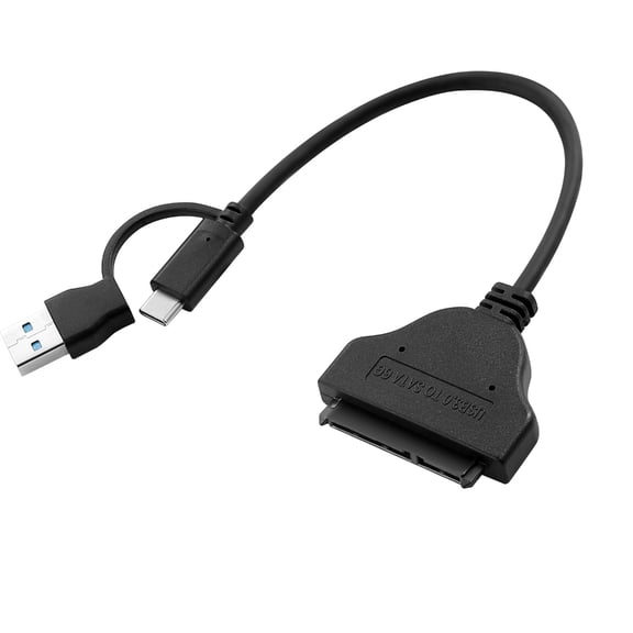 USB to 2.5" Hot-Swappable Adapter Cable, Rapid Data Transfer Tool-Free Setup, Worldwide Compatibility