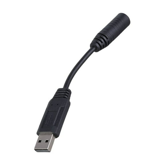 USB to 3.5mm Adapter External Sound Card for Easy Headsets and Microphone Connection Resist Corrosions Plugs