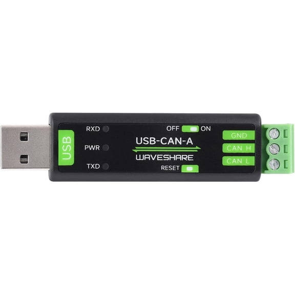 USB to CAN Adapter Model A, STM32 Chip Solution, Multiple Working Modes, Multi-System Compatible