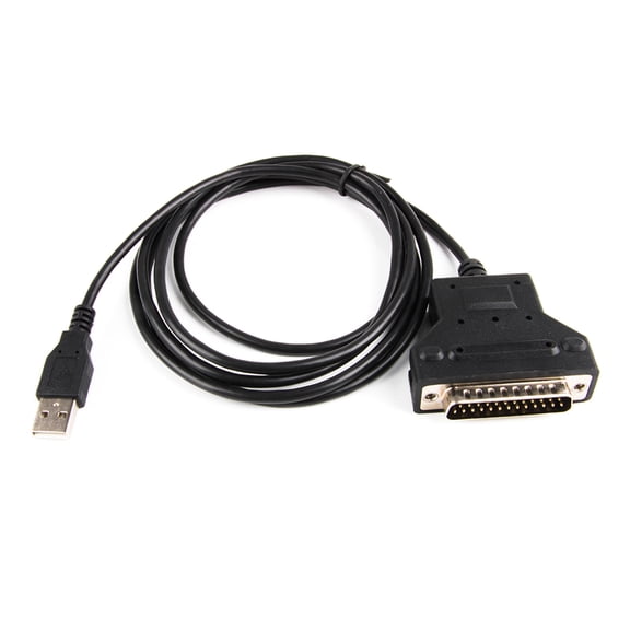 USB to DB25 25Pin 25-Pin RS232 Male Connection Cable for Old Printers and Machine Tools Stable Data Transmission