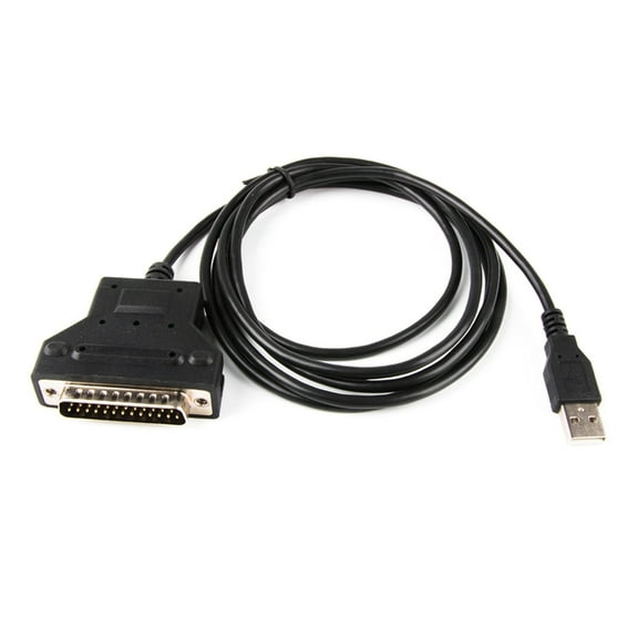 USB to DB25 25Pin Serial Cable for Connecting Vintage Printing Equipment 180cm