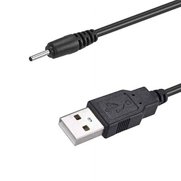 USB to 5V DC Type M Barrel Plug Power Cable, 3 ft