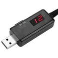 USB to DC Boost Cable Router Step up Voltage Converter Display 9V/12V