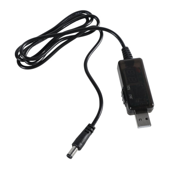 USB to DC- Power Cable USB to 8PCS DC-Jack Charging Adapter Cord DC5V to 12V 9V Led Display for Router Mini Fan Speaker