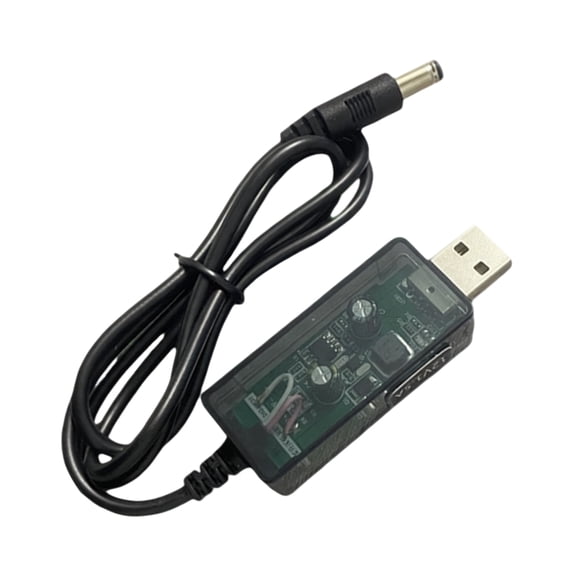 USB to DC12V Boosting Cable USB 5V To DC12V 1.5A Boosting Converter Cable For Routers Charging PVC Coating DC5.5x2.1mm Plugs