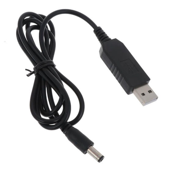 ANXPTIME Booster Line 5V Booster to 12V Charging Cable DC5.5x2.1mm USB Voltage Step Up