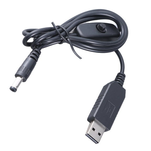 USB to DC5.5x2.1mm Charging Cable Male to Male Power Extension Cord for 5.5mmx2.1mm Product Less Than 12V 6Watt