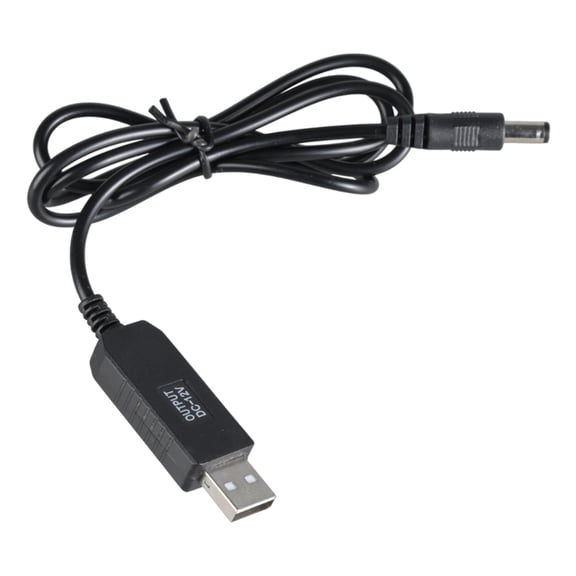 USB to DC5.5x2.1mm Round Hole Boosting Wire Line 5V Boost to 12V Charging Cable