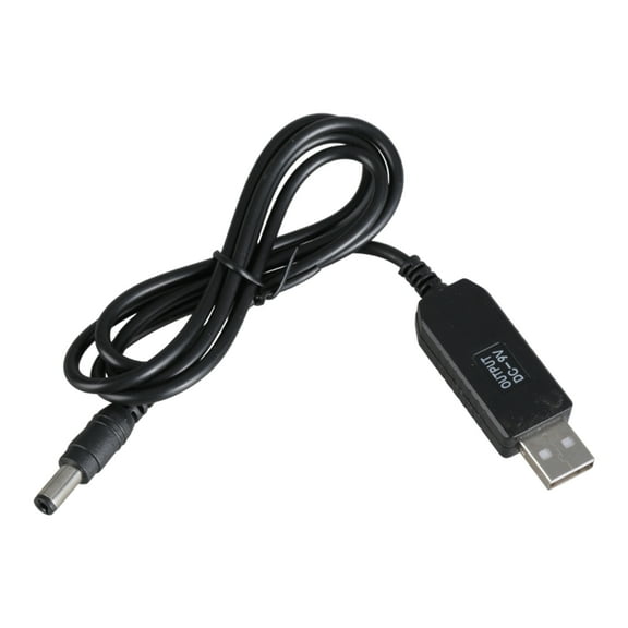 USB to DC5521 Converters Cable 5V to 9V Step up Converters Wire for Small Electronic 5.5x2.1mm Plugs Power Adapter