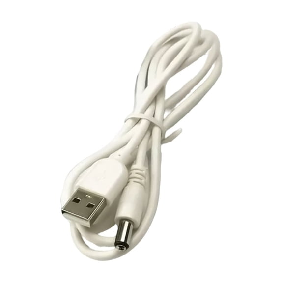 USB to DC5521 Power Cord Portable USB to 5.5x2.1mm Adapter Cable for LED Light, CCTV Cameras, Fan & Remote Control Toy