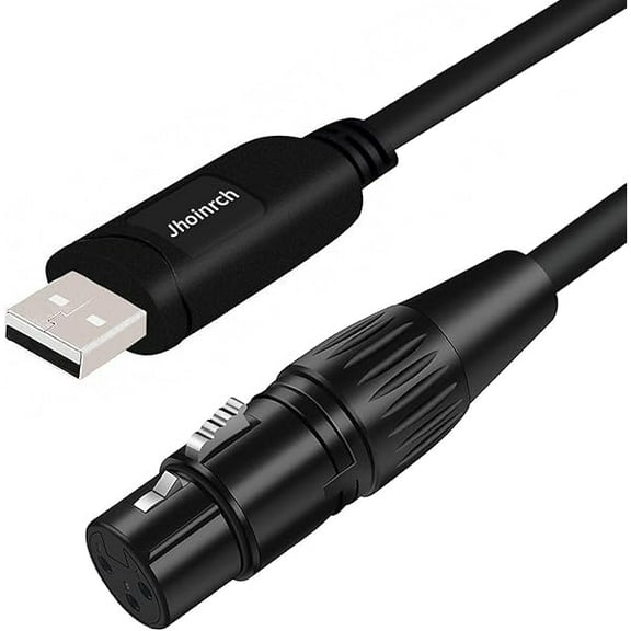 USB to DMX Interface Adapter Cable with FT232RNL Chip Support Freestyler/QLC+/ Dmxcontrol/MagicQ