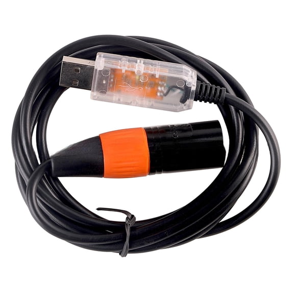 USB to DMX512 RS485 Adapter Cable with 3Pin for Stable Lighting Performances 1.80m 1.0m 3.0m