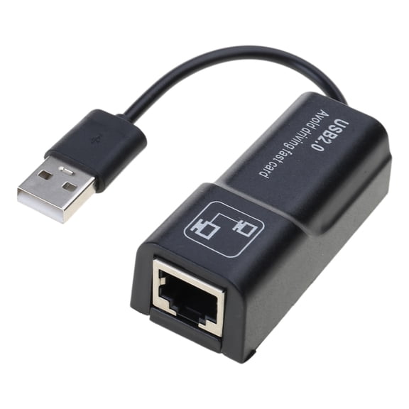USB to Ethernet Adapter USB 2.0 to Ethernet Networking Adapter 100Mbps RJ45 Internet Adapter for Laptop Desktop