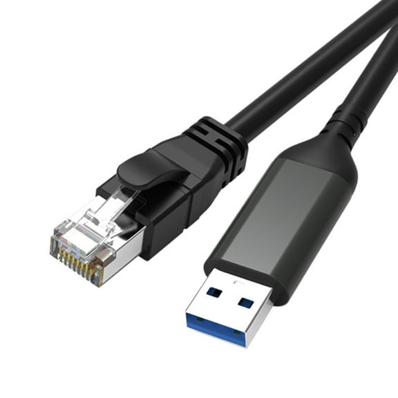 USB to Ethernet Adapter USB3.0 to RJ45 Male Cable Directly Connected Gigabit LAN Networking for Laptop PC Accessories