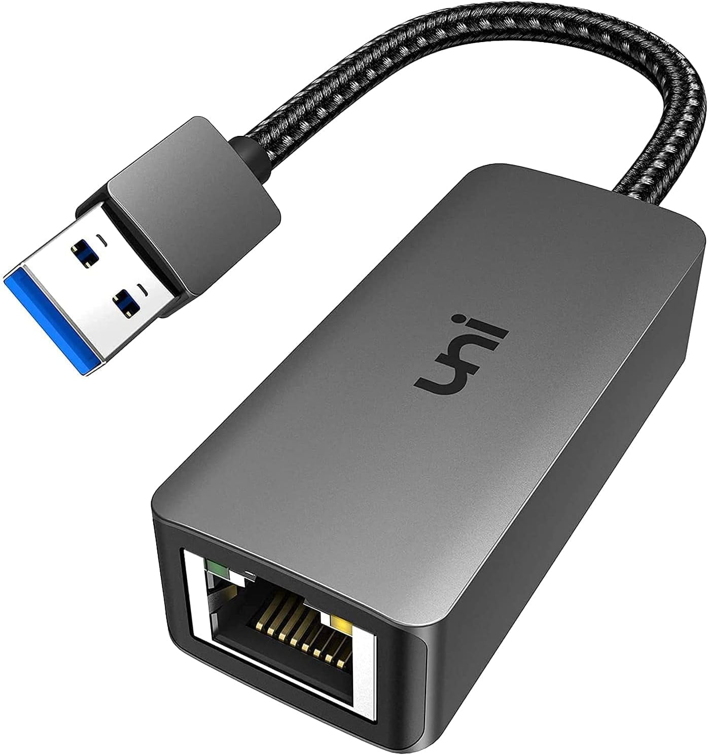 USB to Ethernet Adapter, uni Driver Free USB 3.0 to 100/1000 Gigabit ...