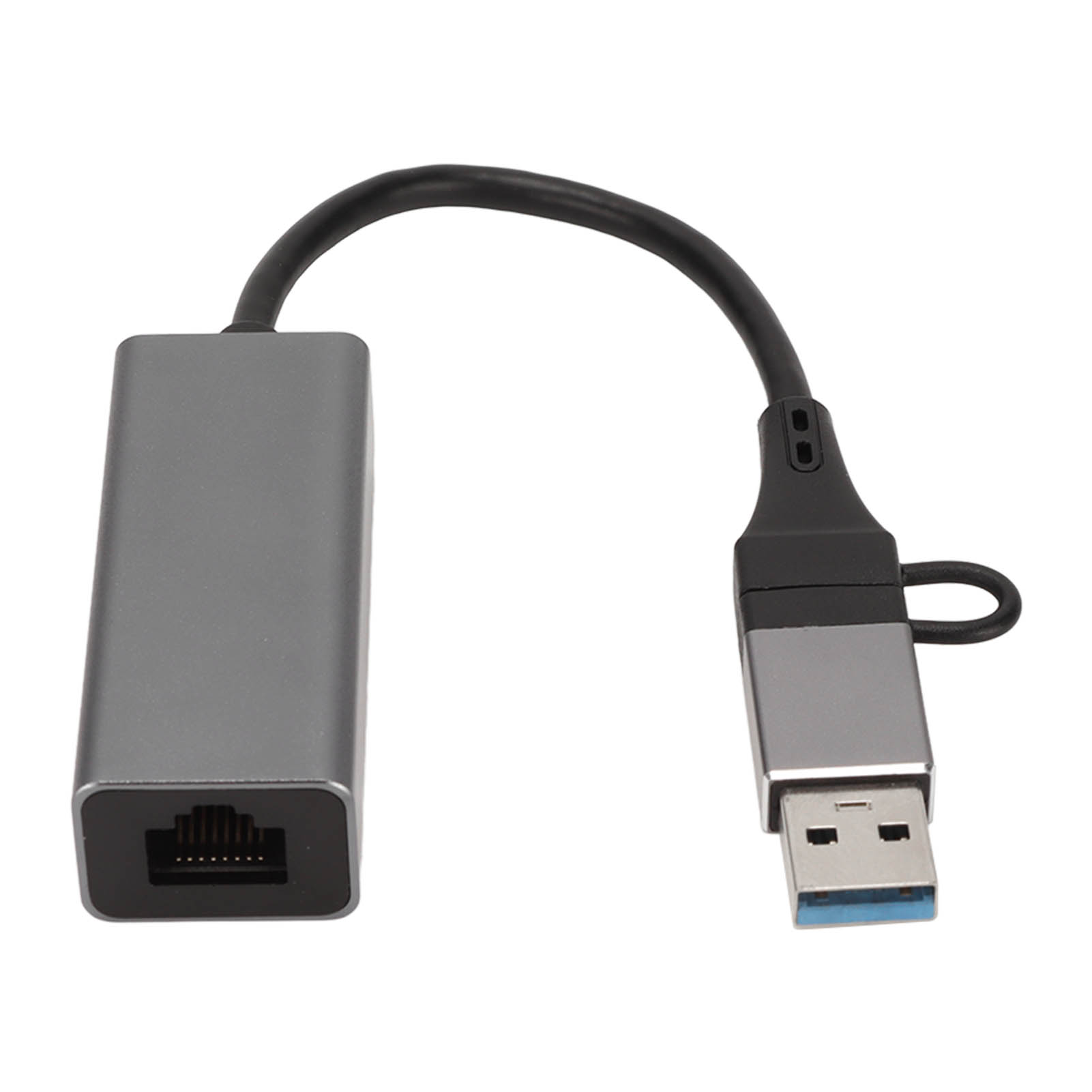USB To Ethernet RJ45 Adapter Support 10 100 1000Mbps Stable Chip Silver USB To Ethernet RJ45 Adapter Support 10 100 1000Mbps Stable Chip Silver