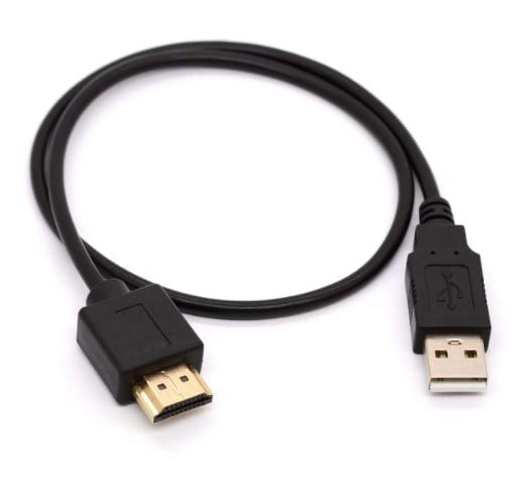 Usb to Hdmi Cable Usb 2.0 Cable - 0.5m/1.64ft Charger Cable Splitter Hdmi  to Usb Cable Hdmi 2.0 Cable Charging Cable Hdmi Cable - Usb Cord Simple