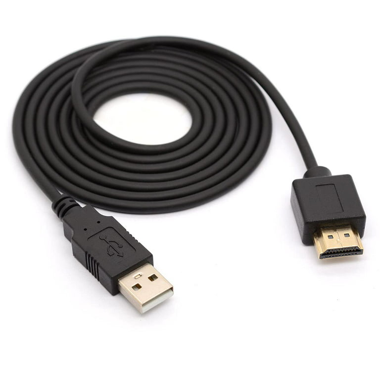 korn Melankoli kontroversiel USB to HDMI Adapter Cable Cord - USB 2.0 Type A Male to HDMI Male Charging  Converter (Only for Charging) (1.5 Meter) - Walmart.com
