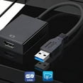 thumbnail image 1 of USB to HDMI Adapter, HD 1080P Video Audio Converter, USB 3.0 to HDMI Adapter Cable for Multiple Monitors, Support Windows, 1 of 5