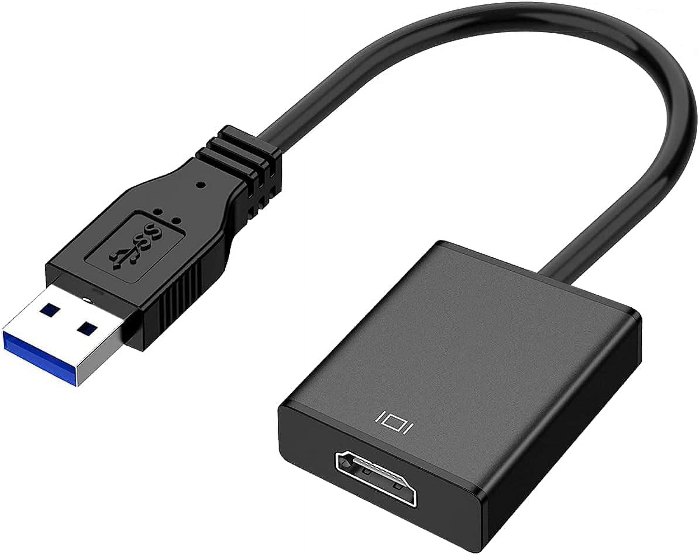 USB to HDMI Adapter for Multiple Monitors 1080P Compatible with