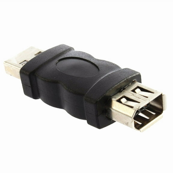 USB to IEEE 1394 Firewire 6-Pin Female Adapter Converter Plug for Data Transfer and Device Connection