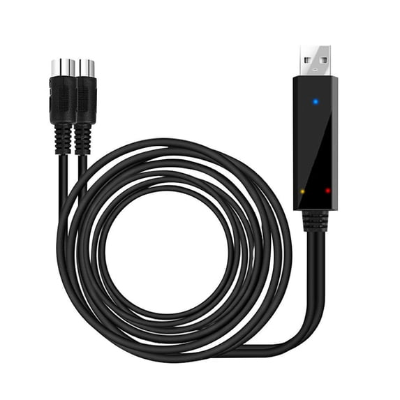 2M USB to MIDI Cable For Music Keyboard PCMIDI to USB Interface ...