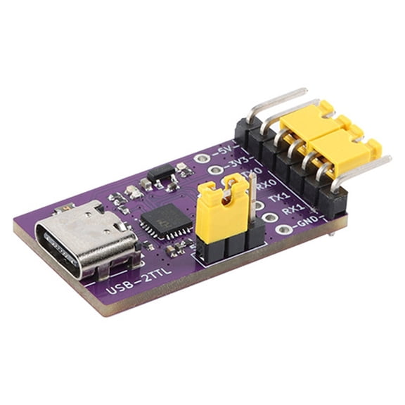 USB to Multiple TTL Serial Port Module 2 Channel High-Speed Communication Converter CH342 Chip USB to UART Adapter Board