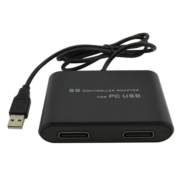 Game Controller Adapter Controller Adapter Converter for PC Double Port Gamepad Converter