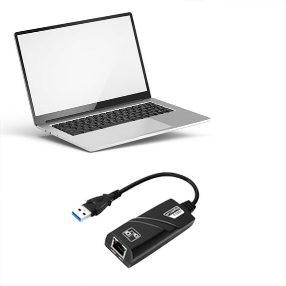 USB to RJ45 Network Adapter 100Mbps LAN Converter for Laptop Desktop PC and MacBook Notebook Computer Internet Connectivity