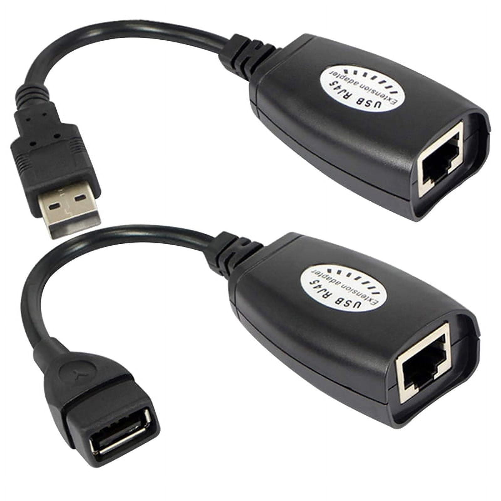 USB to RJ45 RJ 45 LAN Cable Extension Adapter Extender USB to Network