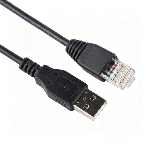 USB to RJ50 Control Cable RJ50 Male Connector for Computer Workstation for APC Smart UPS AP9827 940-0127B 940-127C 940-0127E