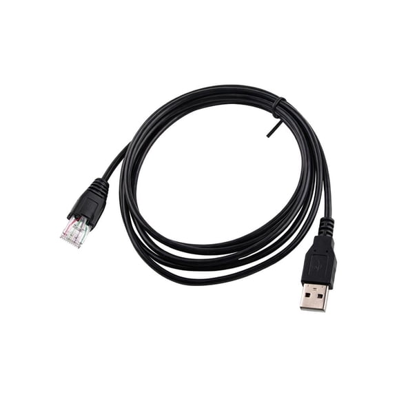 USB to RJ50 UPS Data Cable 10P10C, Replacement for APC AP9827 940-0127B, Compatible for Back-UPS & Smart-UPS Series(1.8m)