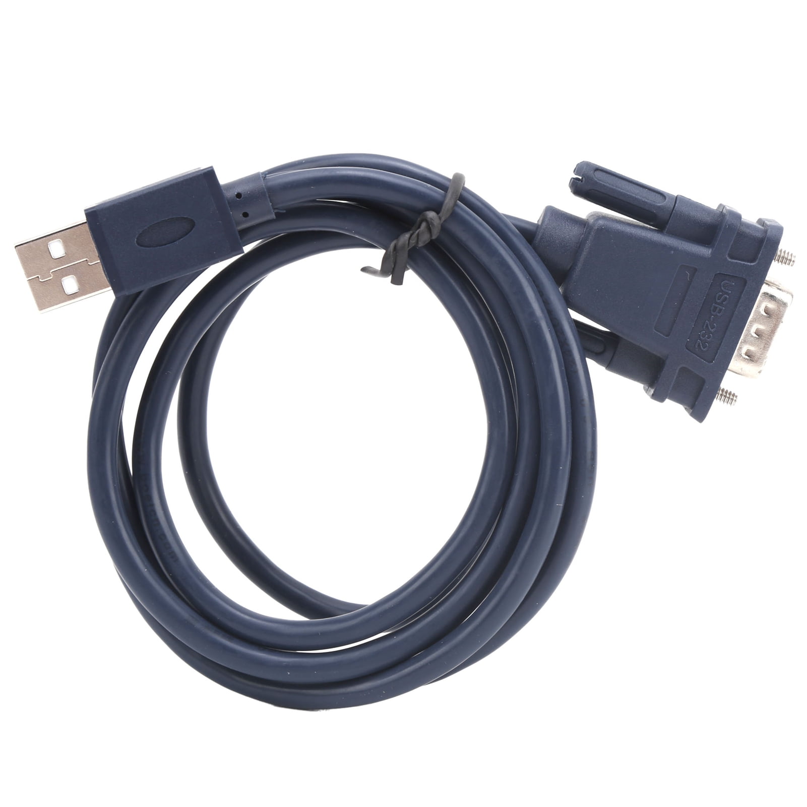 USB to RS232 Serial Cable Black Industrial Grade 9Pin Computer Printing ...