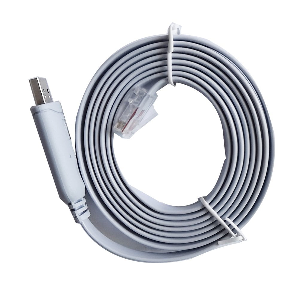 USB to RS232 Serial to RJ45 CAT5 Console Adapter Cable for Cisco