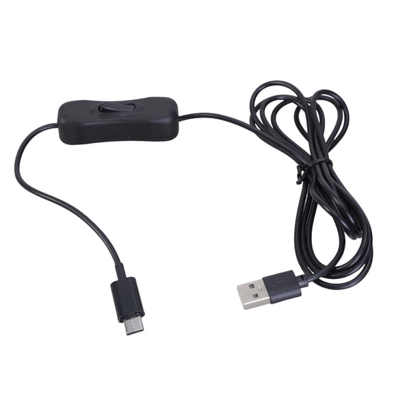 USB to Tyoe C Charging Cable Adapter 7ft Charging Cord with Switches 2m Length Extension Cable for LED Lighting & Fan