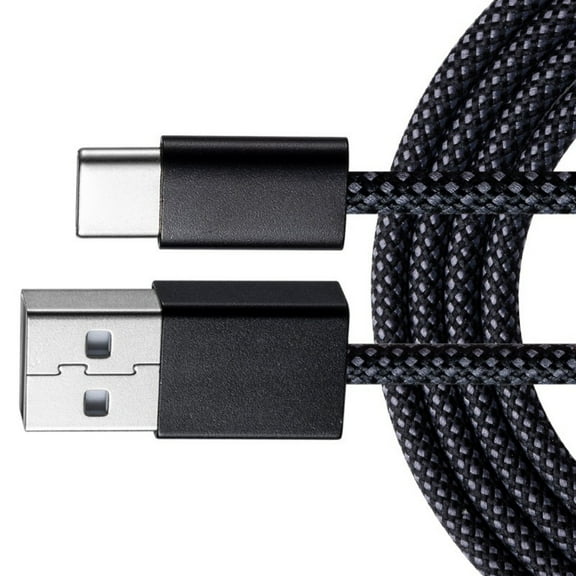 USB to Type C Cable Durability Nylon Braided Cord 1Gbps Flexible Offering Fast Charging For Phone 15 16 Various Devices