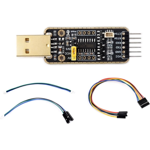 USB to UART Debugger Module for 5, Type-A Port, Onboard UART Connector, High Baud Rate Transmission, Multi Connection Methods, Multi System Support