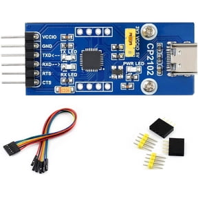 USB to UART (TTL) Communication Module Compatible with 3.3V Logic Level with USB-C Connector Adopts
