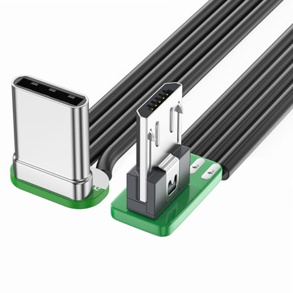 USB to USB C Cable USB 480Mbps USB C to USB Cable 90 Degree Angle USB C to USB